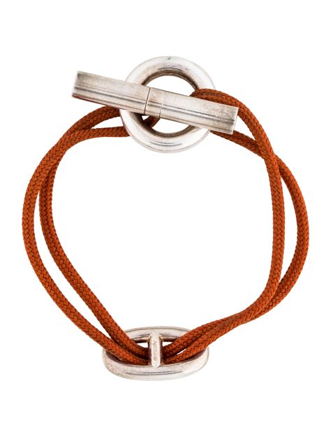 hermes silk cord bracelet|hermes ladies bracelets.